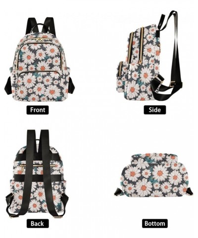 Floral Daisy Casual Fashion Polyester Travel Rucksack Shoulder Bag Color Medium $20.34 Backpacks