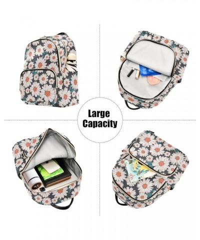 Floral Daisy Casual Fashion Polyester Travel Rucksack Shoulder Bag Color Medium $20.34 Backpacks