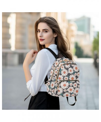 Floral Daisy Casual Fashion Polyester Travel Rucksack Shoulder Bag Color Medium $20.34 Backpacks