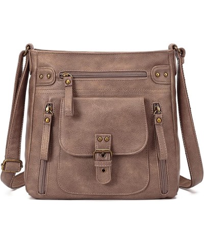 Crossbody Purses for Women K-light Brown $20.50 Shoulder Bags