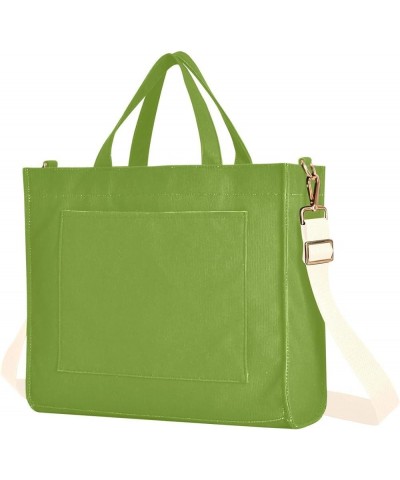 Green Hand Bag Small Handbag Corduroy Work Bags for Women Tote Corduroy Tote Bag Birthday Bag Olive Drab $10.12 Totes