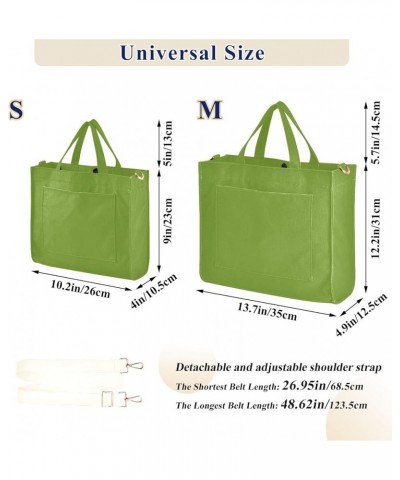 Green Hand Bag Small Handbag Corduroy Work Bags for Women Tote Corduroy Tote Bag Birthday Bag Olive Drab $10.12 Totes