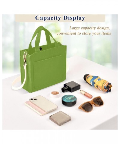 Green Hand Bag Small Handbag Corduroy Work Bags for Women Tote Corduroy Tote Bag Birthday Bag Olive Drab $10.12 Totes