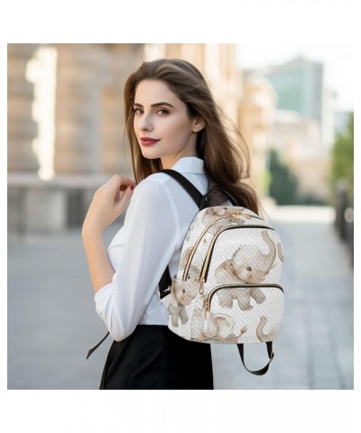 Elephant Fashion Backpack Purse Ladies Fashion Rucksack Travel Shoulder Bag Casual Daily Backpack Work College Bag Medium $16...