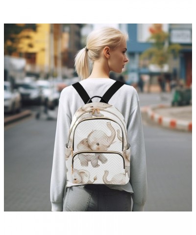 Elephant Fashion Backpack Purse Ladies Fashion Rucksack Travel Shoulder Bag Casual Daily Backpack Work College Bag Medium $16...