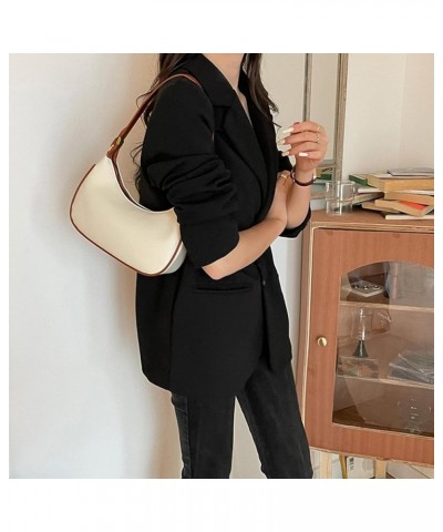 Women's Lunar Underarm Bag, One Shoulder Handbag, Off White Saddle Bag, Women's Underarm Bag, Shoulder Bag, Saddle Bag Offwhi...