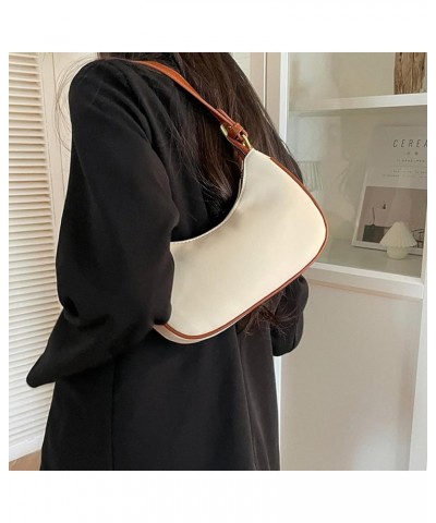 Women's Lunar Underarm Bag, One Shoulder Handbag, Off White Saddle Bag, Women's Underarm Bag, Shoulder Bag, Saddle Bag Offwhi...