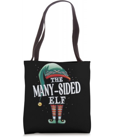 Many-Sided Elf Christmas Group Xmas Pajama Party Tote Bag $14.15 Totes