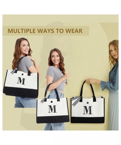 Birthday Gifts for Women 13oz Canvas Tote Bag For Women Who Have Everything Embroidery Tote Bag For Women Mom I $10.30 Totes