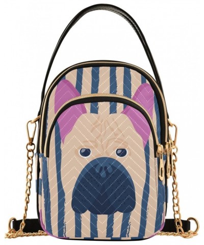 French Bulldog Crossbody Bags for Women Quilted Chain Crossbody Purses Trendy Cross Body Phone Purse Handbag $10.92 Crossbody...