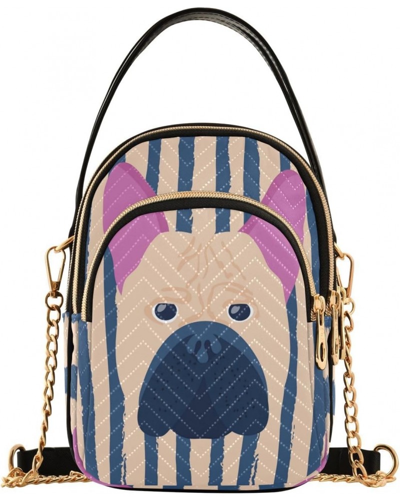 French Bulldog Crossbody Bags for Women Quilted Chain Crossbody Purses Trendy Cross Body Phone Purse Handbag $10.92 Crossbody...