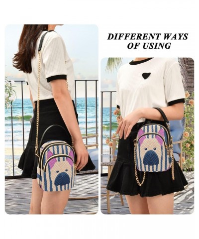 French Bulldog Crossbody Bags for Women Quilted Chain Crossbody Purses Trendy Cross Body Phone Purse Handbag $10.92 Crossbody...