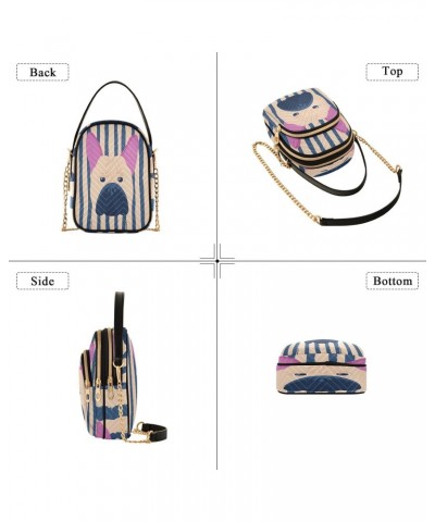 French Bulldog Crossbody Bags for Women Quilted Chain Crossbody Purses Trendy Cross Body Phone Purse Handbag $10.92 Crossbody...