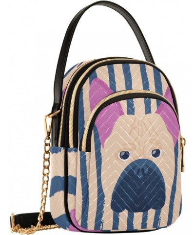 French Bulldog Crossbody Bags for Women Quilted Chain Crossbody Purses Trendy Cross Body Phone Purse Handbag $10.92 Crossbody...