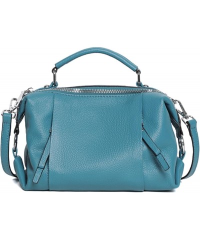 Women Handbag Genuine Leather Shoulder Bags Large Capacity Casual Women Crossbody Bag (Color : Sky Blue) Sky Blue $36.63 Shou...