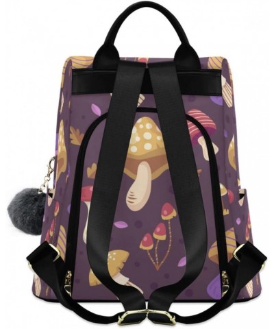 Autumn Forest Mushroom Backpack Purse for Women Travel Casual Daypack College Bookbag Work Business Ladies Shoulder Bag $19.7...