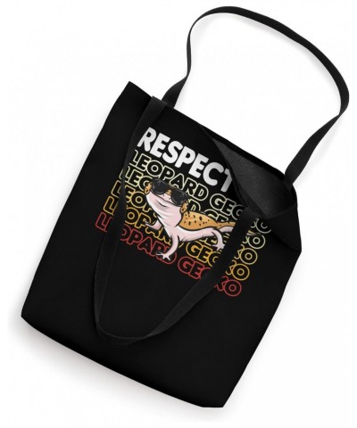 Respect The Leopard Gecko Tote Bag $13.39 Totes