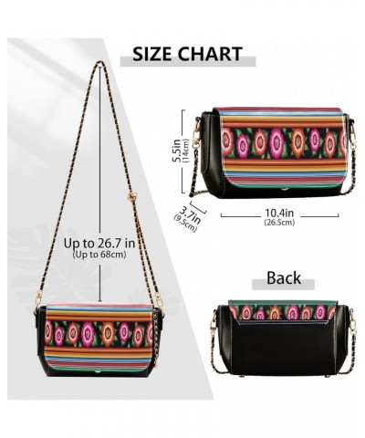 Crossbody Bags for Women Trendy Women's Black Shoulder Bag Small PU Leather Flap Cross Body Bag Handbags Pattern4 $23.77 Cros...