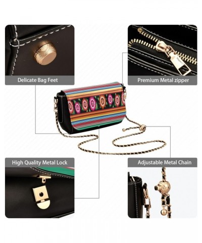 Crossbody Bags for Women Trendy Women's Black Shoulder Bag Small PU Leather Flap Cross Body Bag Handbags Pattern4 $23.77 Cros...