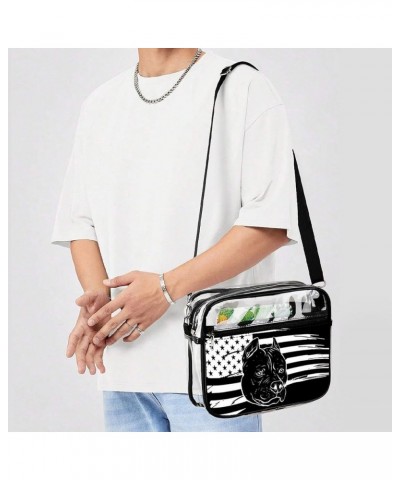 Large Fashion Shoulder Bag Transparent Crossbody Bag With Adjustable Strap Color132 $14.03 Totes