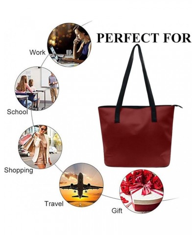 Women's Soft Leather Portable Handbags Tote Purses Shoulder Bucket Bags Color1 $13.63 Totes