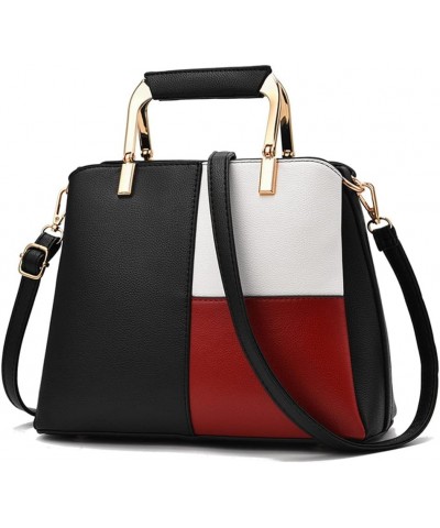 Women classics Top Handle Handbag Crossbody Casual Purse Satchel Tote C Black $22.43 Totes