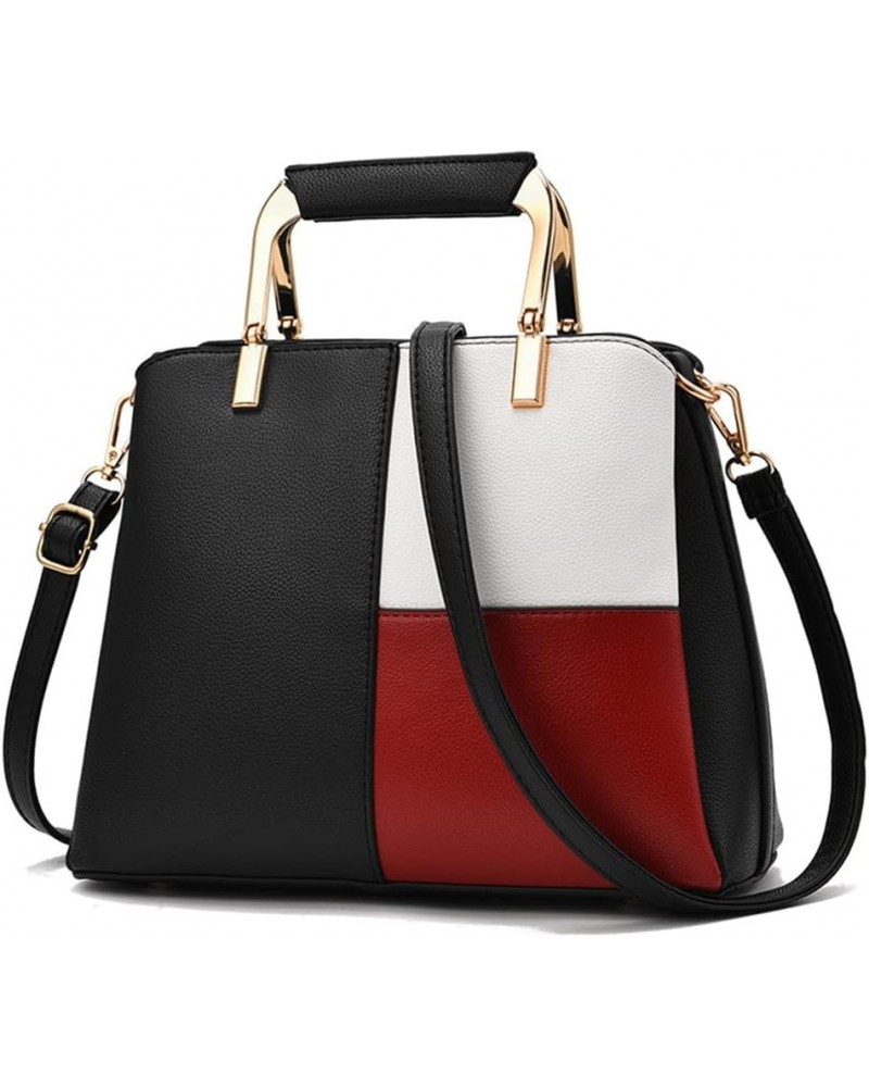 Women classics Top Handle Handbag Crossbody Casual Purse Satchel Tote C Black $22.43 Totes