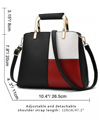 Women classics Top Handle Handbag Crossbody Casual Purse Satchel Tote C Black $22.43 Totes