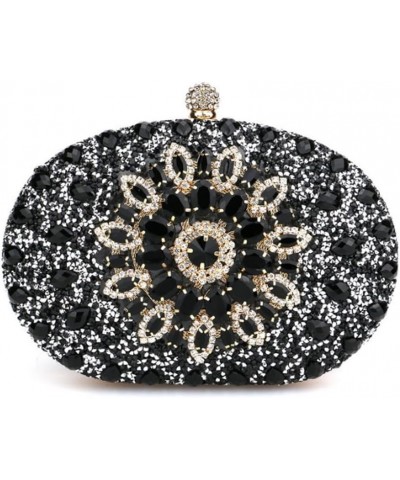 Evening Handbags for Women Sparkly Rhinestone Beaded Clutch Purses Crossbody Purses for Wedding Party Prom Black $22.54 Eveni...