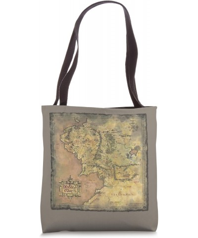 The Lord of the Rings Middle Earth Map Tote Bag $14.49 Totes