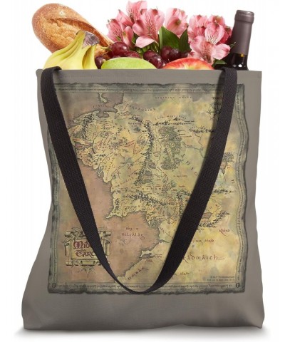 The Lord of the Rings Middle Earth Map Tote Bag $14.49 Totes