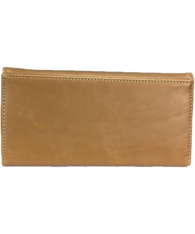 Leather Wallet with Heart Kaki $10.35 Wallets