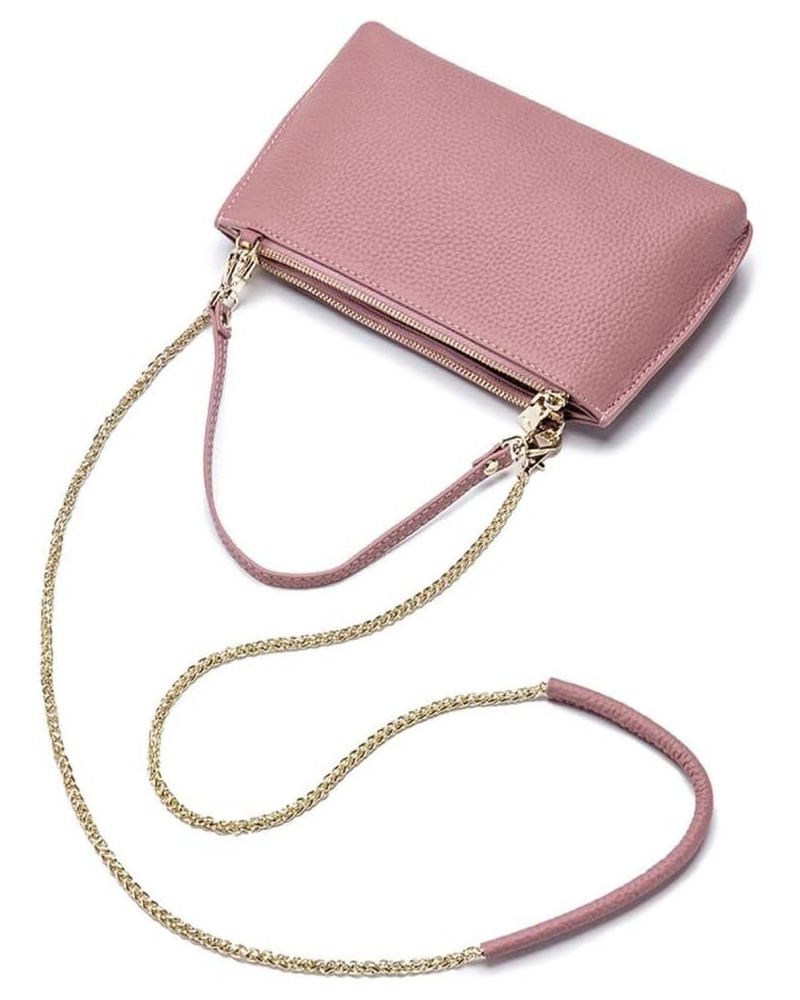 Leather Crossbody bags for Women Small Casual Travel Shoulder Handbag Purses (Black) Pink Purple $17.00 Shoulder Bags