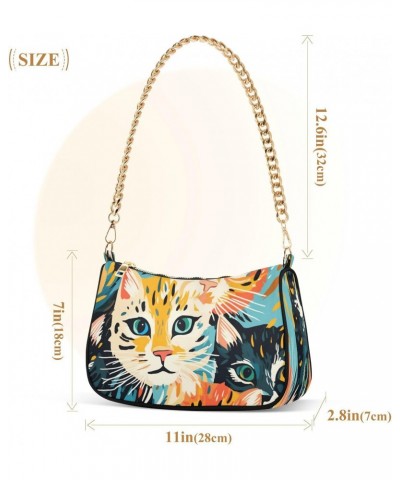 Shoulder Bags for Women Cats15 Hobo Tote Handbag Small Clutch Purse with Zipper Closure50 $17.97 Shoulder Bags