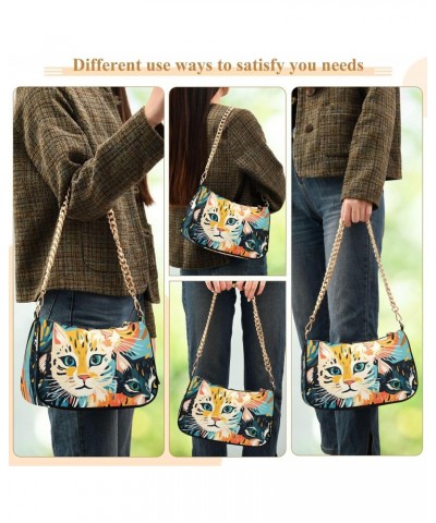 Shoulder Bags for Women Cats15 Hobo Tote Handbag Small Clutch Purse with Zipper Closure50 $17.97 Shoulder Bags