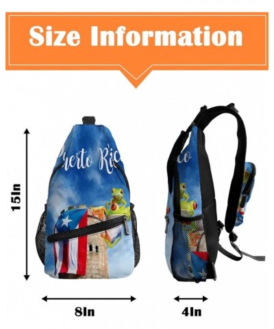 Crossbody Bags for Men Women Waterproof Sling Bag Shoulder Chest Bag Backpack Daypack for Hiking Travel Sports Running Puerto...