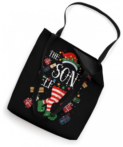 Son Elf Matching Family Group Christmas Pajama Tote Bag $10.92 Totes