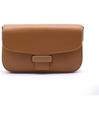 Women's Underarm Bag Leather Women's Bag Shoulder Small Square Bag Handheld Messenger Bag(COF Color) Caramel Color $31.96 Sho...