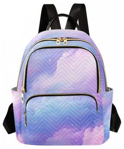 Gold and Teal Swirls Women Fashion Backpacks, Fashion Casual Backpack, Adult Backpack Women, M Galaxy Wallpaper-2 Small $15.1...