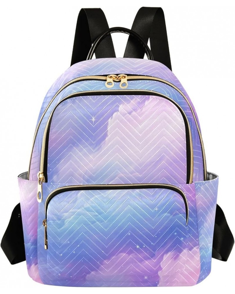 Gold and Teal Swirls Women Fashion Backpacks, Fashion Casual Backpack, Adult Backpack Women, M Galaxy Wallpaper-2 Small $15.1...