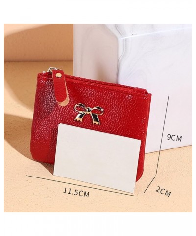 Fashion Clip Wallet Vintage Cowhide Long Handbag Women Mini Phone Bag Women Bag and Purse Clutches Rd1 $4.30 Wallets