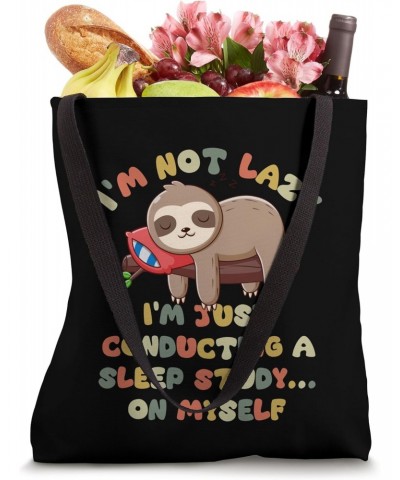 Funny Sloth Lover I´m Not Lazy Tote Bag $11.91 Totes