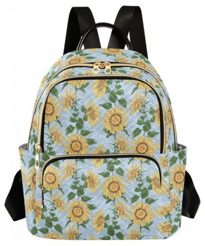 Sunflowers and Leaves Women's Backpack Purse Causal Daypack Work Travel College Business Trip Bag Shoulder Bag Medium $17.91 ...