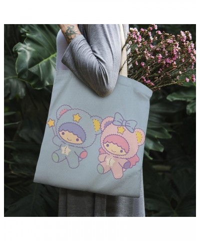 Print Casual L Ittle Tw in Stars Canvas Tote Handbag Women Reusable Grocery Bags Style-4 $9.13 Shoulder Bags