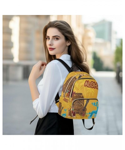 Fashion Backpack Mini Backpack Purse Casual Daily Backpack Hawaiian Masks for Travel for College Work Small $14.62 Backpacks