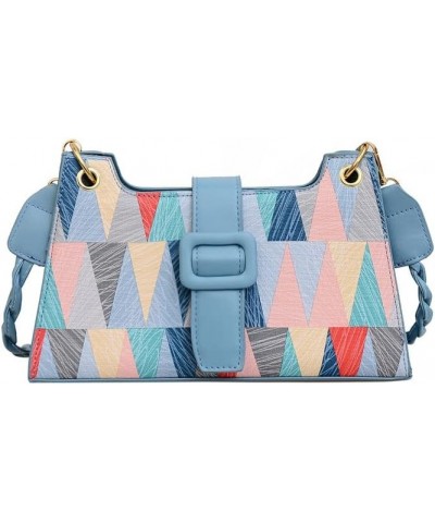 Shoulder Bag Purse Handbag Hobo Bag For Women Small Tote Bag Colourful Bag Great Gifts (blue) Blue $19.54 Totes