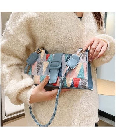 Shoulder Bag Purse Handbag Hobo Bag For Women Small Tote Bag Colourful Bag Great Gifts (blue) Blue $19.54 Totes