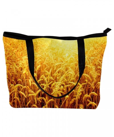 Handbag Autumn Yellow Grain Ear Size: 11.8x4.1x15.4 inches storage bag Handbag $11.69 Handbags