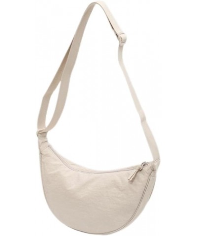 Kelinia Bag, Kelinia Crossbody Bag, Simple Crossbody Bags Fashion Women Dumpling Bags Portable Lightweight for Work White $11...