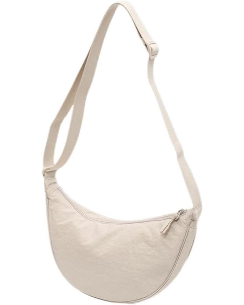 Kelinia Bag, Kelinia Crossbody Bag, Simple Crossbody Bags Fashion Women Dumpling Bags Portable Lightweight for Work White $11...